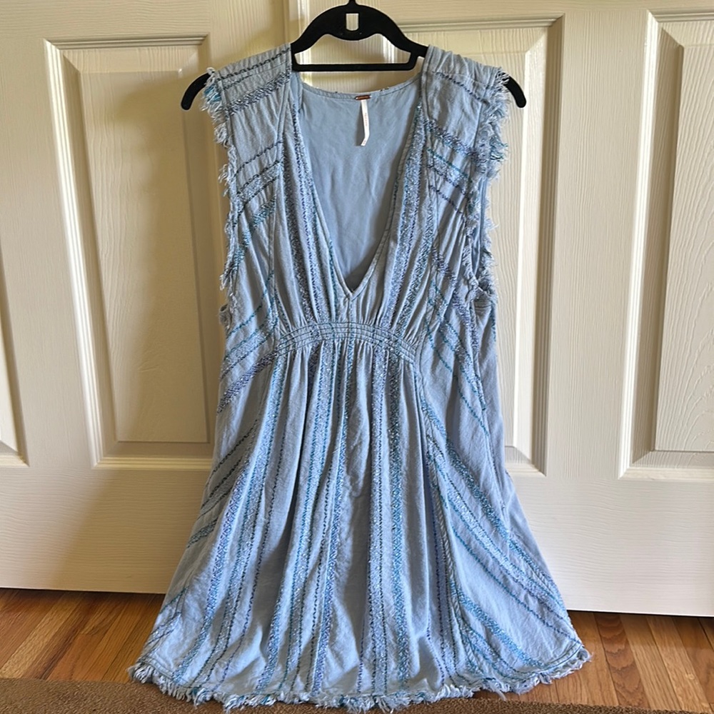 Free People Light Blue Sundress